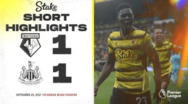 Premier League: Watford 1 - 1 Newcastle (2021-2022)