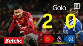 Premier League: Man Utd vs Brighton, Golo 2-0 Casemiro (2025-2026)