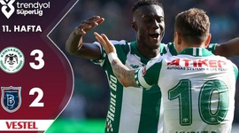 Super Ligi: Konyaspor 3 - 2 Basaksehir (2024-2025)