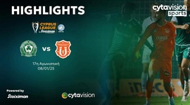 First Division: Omonia 29 Maiou 1 - 2 Karmiotissa (2024-2025)
