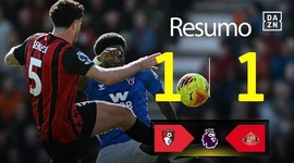 Premier League: AFC Bournemouth 1 - 1 Sunderland (2025-2026)