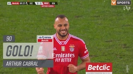Liga Portugal Betclic: V. Guimarães vs Benfica, Golo 2-2 Arthur Cabral (2023-2024)