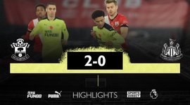 Premier League: Southampton 2 - 0 Newcastle (2020-2021)