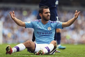LC: Bernardo Silva lesionado e fora dos próximos jogos do Manchester City