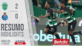 Liga Portugal Betclic: Sporting 2 - 0 FC Porto (2024-2025)