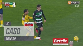 Liga Portugal Betclic: Sporting vs Estoril, Caso Trincão, 30' (2024-2025)