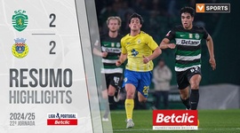 Liga Portugal Betclic: Sporting 2 - 2 Arouca (2024-2025)