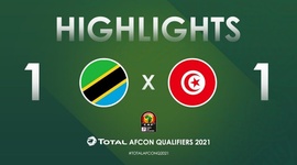 Qualificação CAN: Tanzânia 1 - 1 Tunísia (2021)