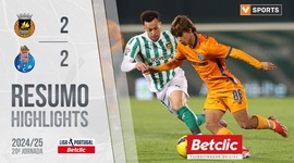 Liga Portugal Betclic: Rio Ave 2 - 2 FC Porto (2024-2025)