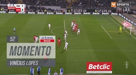 Liga Portugal Betclic: V. Guimarães vs Santa Clara, Jogada Vinícius Lopes, 52' (2024-2025)