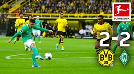Bundesliga: Dortmund 2 - 2 Werder Bremen (2019-2020)