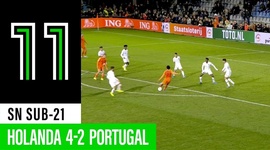 Qualificação Europeu Sub-21: Holanda 4 - 2 Portugal (2021)