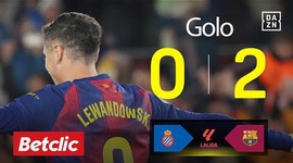 La Liga: Espanyol vs Barcelona, Golo 0-2 Lewandowski (2025-2026)