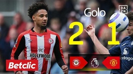 Premier League: Brentford vs Man Utd, Golo 2-1 Schade (2024-2025)