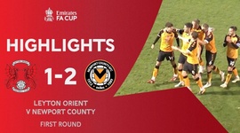 FA Cup: Leyton Orient 1 - 2 Newport County (2020-2021)