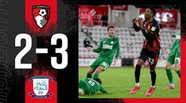 Championship: AFC Bournemouth 2 - 3 Preston North End (2020-2021)