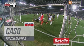 Liga Portugal Betclic: V. Guimarães vs Casa Pia, Caso Nélson Oliveira, 77' (2024-2025)