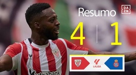 La Liga: Athletic Bilbao 4 - 1 Espanyol (2024-2025)