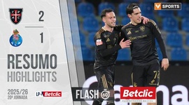 Liga Portugal Betclic: Casa Pia 2 - 1 FC Porto (2025-2026)