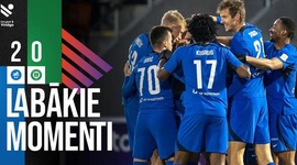 Virsliga: FK Riga 2 - 0 FS Metta LU (2024)