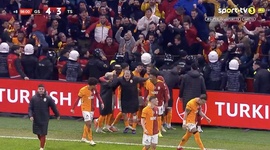 Super Ligi: Galatasaray vs Trabzonspor, Golo 4-3 A. Yılmaz (p.b.) (2024-2025)
