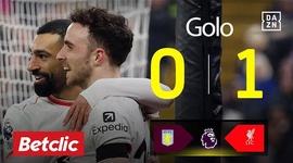 Premier League: Aston Villa vs Liverpool, Golo 0-1 Salah (2024-2025)