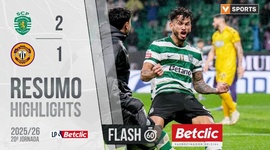 Liga Portugal Betclic: Sporting 2 - 1 Nacional (2025-2026)
