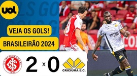 Brasileirão: Internacional 2 - 0 Criciúma (2024)