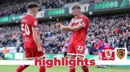 Championship: Middlesbrough 3 - 1 Hull City (2024-2025)