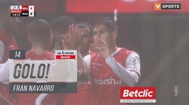 Liga Portugal Betclic: Sp. Braga vs Boavista, Golo 1-0 Fran Navarro (2024-2025)