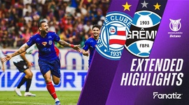 Brasileirão: Bahia 4 - 0 Grêmio (2025)