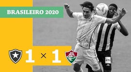 Brasileirão: Botafogo 1 - 1 Fluminense (2020)