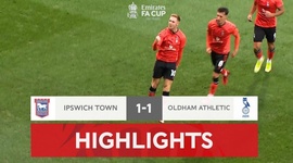 FA Cup: Ipswich Town 1 - 1 Oldham Athletic (2021-2022)