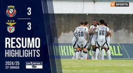Liga Portugal 2 Meu Super: FC Felgueiras 3 - 3 Benfica B (2024-2025)