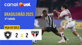 Brasileirão: Botafogo 2 - 2 São Paulo (2025)