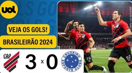 Brasileirão: Athletico-PR 3 - 0 Cruzeiro (2024)