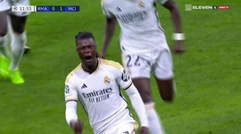 Liga Campeões: Real Madrid vs Man City, Golo 1-1 Camavinga (2023-2024)