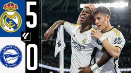 La Liga: Real Madrid 5 - 0 Alavés (2023-2024)