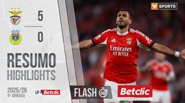 Liga Portugal Betclic: Benfica 5 - 0 Arouca (2025-2026)