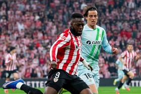 Betis cai em Bilbau antes do desafio europeu com o Braga