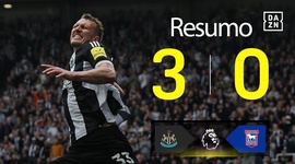 Premier League: Newcastle 3 - 0 Ipswich Town (2024-2025)