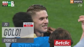 Liga Portugal Betclic: Sporting vs CF Estrela Amadora, Golo 4-1 Gyokeres (2024-2025)