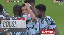 Liga Portugal Betclic: Moreirense vs CF Estrela Amadora, Golo 1-0 Castro (2023-2024)