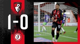 Championship: AFC Bournemouth 1 - 0 Bristol City (2020-2021)