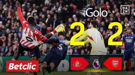Premier League: Sunderland vs Arsenal, Golo 2-2 Brobbey (2025-2026)