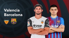 La Liga: Valência 1 - 4 Barcelona (2021-2022)