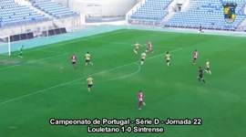 Campeonato de Portugal: Louletano 1 - 0 Sintrense (2019-2020)