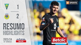 Liga Portugal Betclic: Estoril 1 - 2 Arouca (2023-2024)