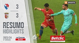 Liga Portugal Betclic: Gil Vicente 3 - 3 Sp. Braga (2023-2024)