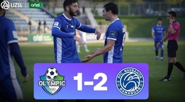 Super League: FK Olympic 1 - 2 Navbahor Namangan (2024)